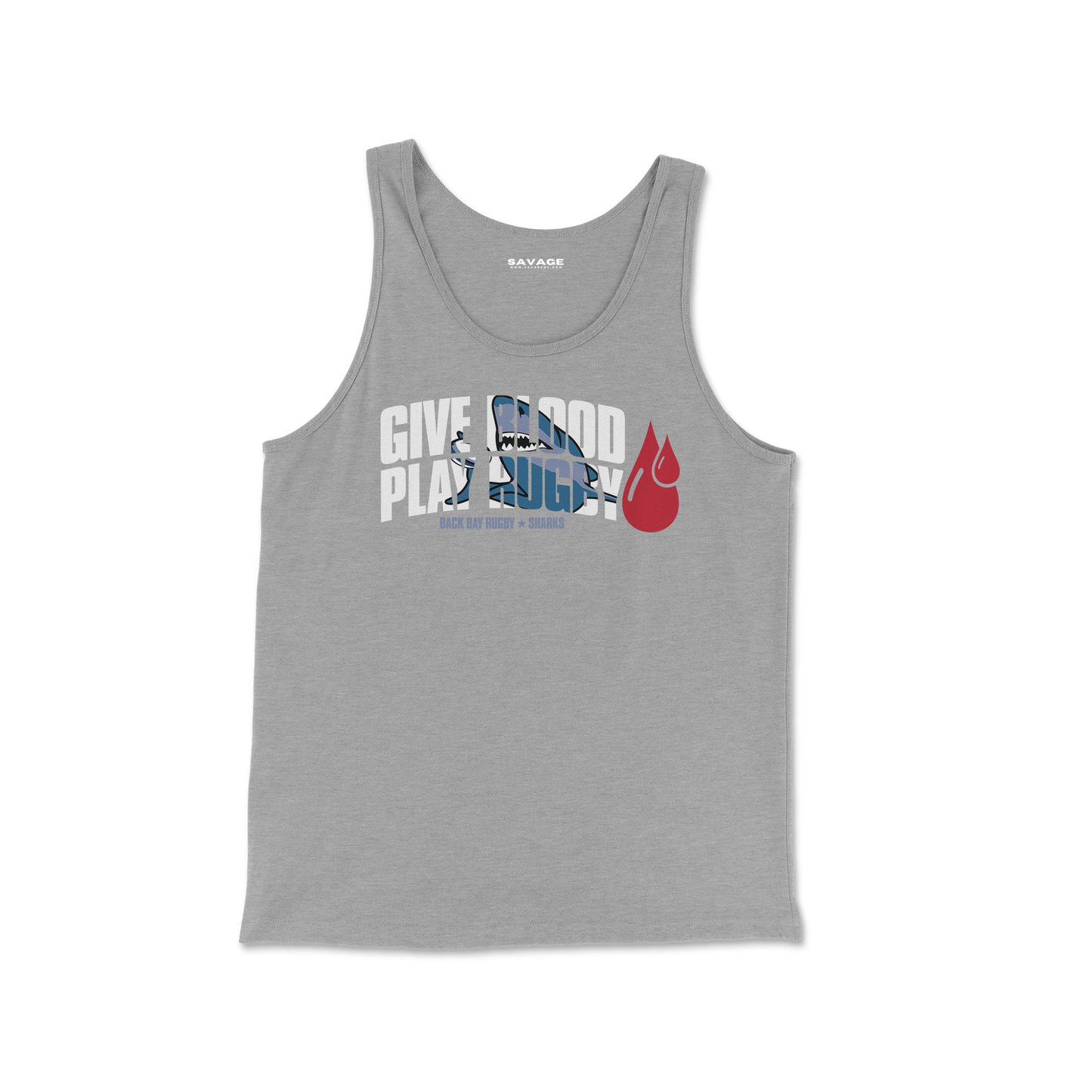 Give Blood Play Rugby Jersey Tank