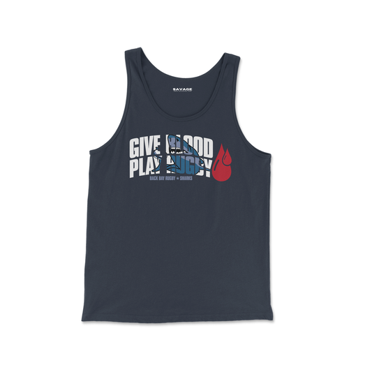Give Blood Play Rugby Jersey Tank