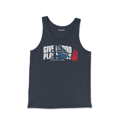 Give Blood Play Rugby Jersey Tank