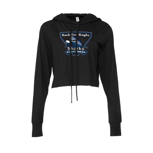 Back Bay Rugby - Crop Long Sleeve Hoodie Tee