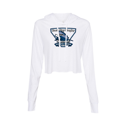Back Bay Rugby - Crop Long Sleeve Hoodie Tee